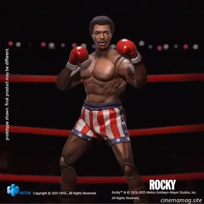 Apollo Creed lancia la linea di action figure Rocky Exquisite Super Series di Hiya Toys