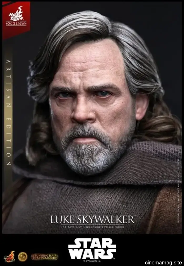 Hot Toys revela la figura de sexta escala Artisan Edition de Luke Skywalker de Star Wars: Los Últimos Jedi.