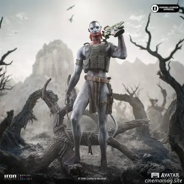 Аватар: Огонь и Пепел — коллекционные статуэтки Майлза Куарича и Варанга представлены Iron Studios.