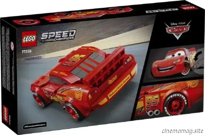 Rayo McQueen se incorpora a la línea Speed Champions de LEGO con un set conmemorativo del 20.º aniversario de Cars.
