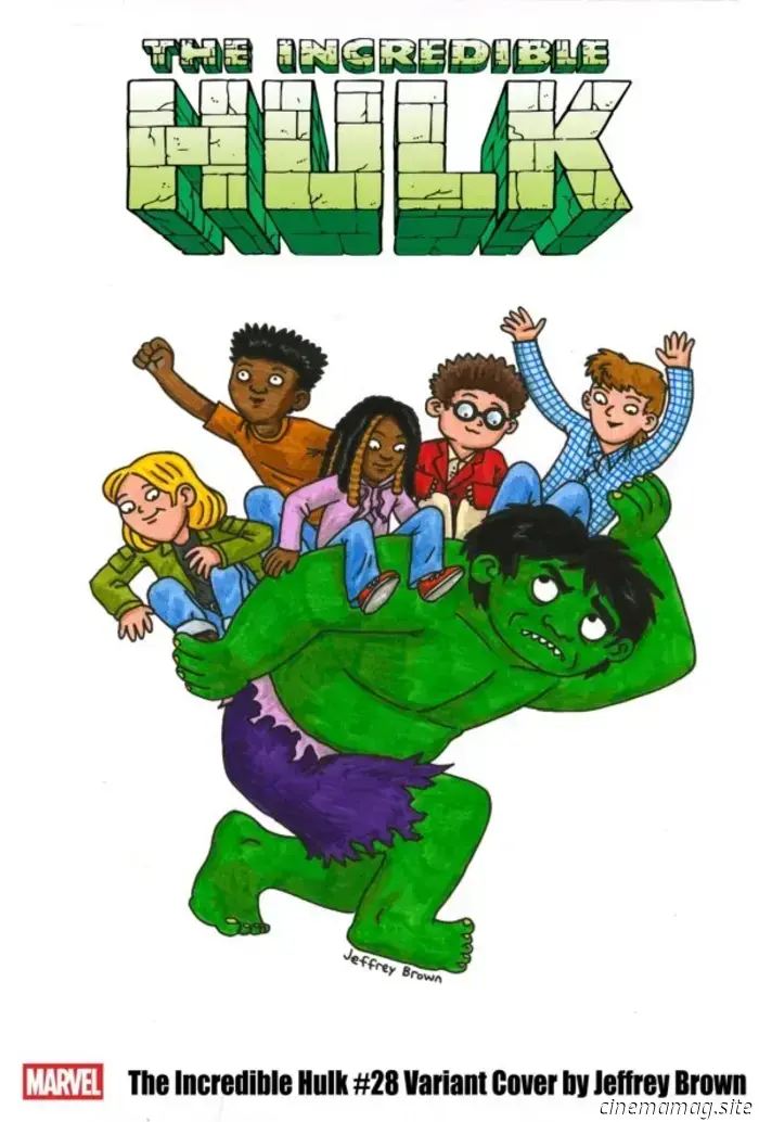 Jeffrey Brown adds his unique touch to Marvel through new variant covers.