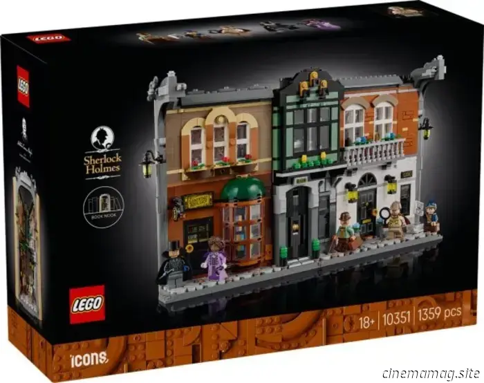 LEGO Icons Sherlock Holmes: il set di Book Nook svelato ufficialmente dal gruppo LEGO