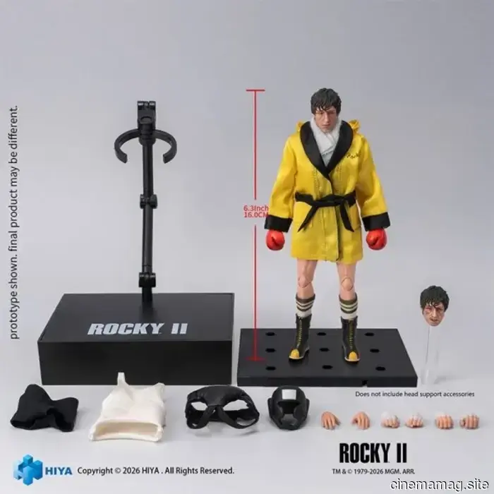 Hiya Toys has unveiled the figure from the Rocky II Exquisite Super Series Collection.