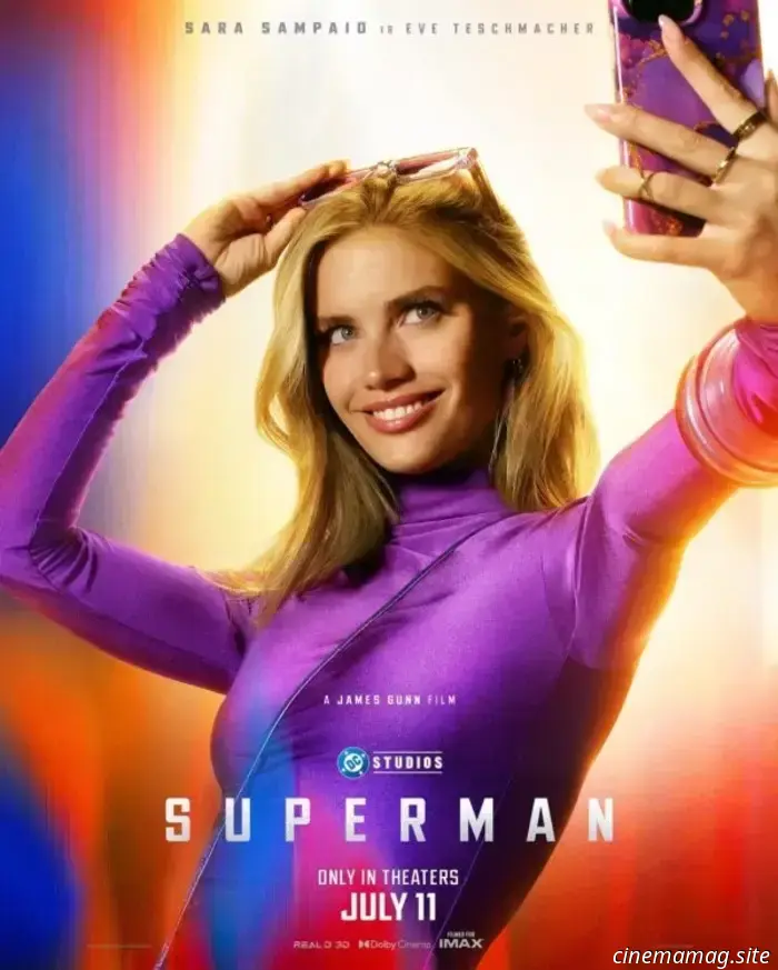 New character posters highlight Superman's foes and complicated allies.