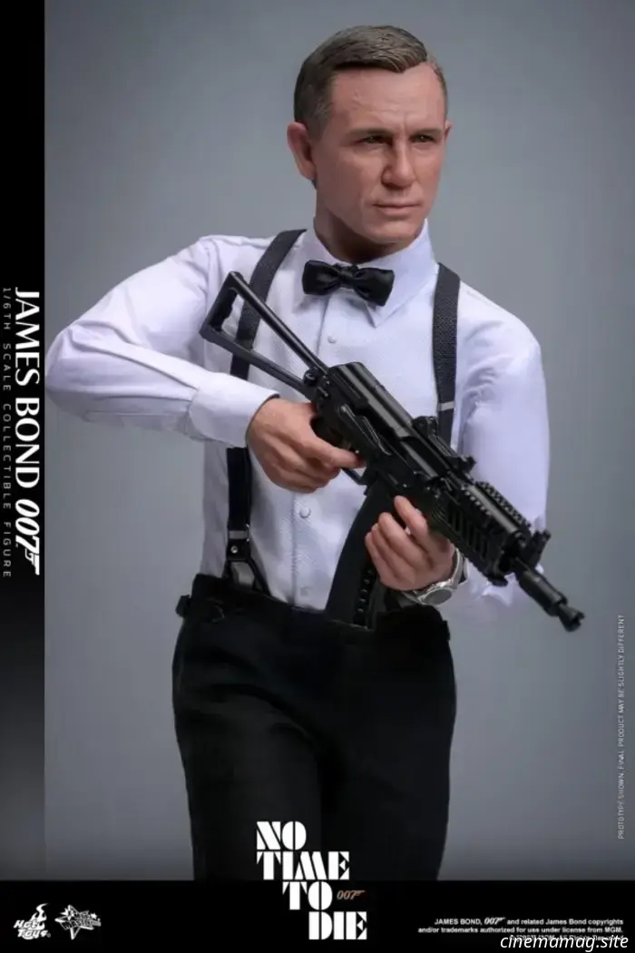 James Bond is now available in a sixth scale figure by Hot Toys, featuring the character from No Time To Die.
