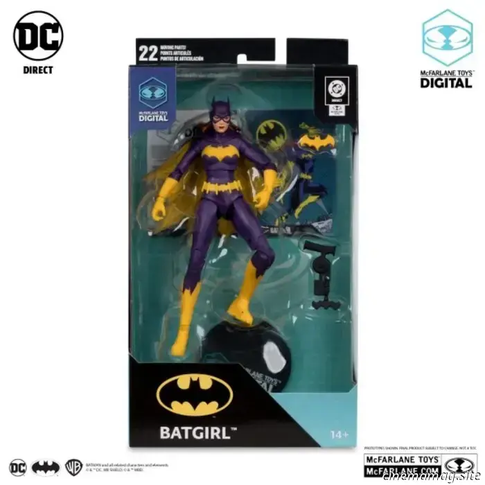 McFarlane Toys reveals new DC Direct figures of Batgirl, Blackfire, Man-Bat, and Red Tornado.