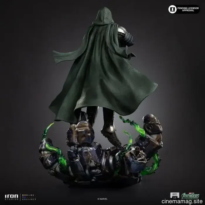 Vengadores: Estatua coleccionable a escala de un cuarto de Doctor Doom revelada por Iron Studios