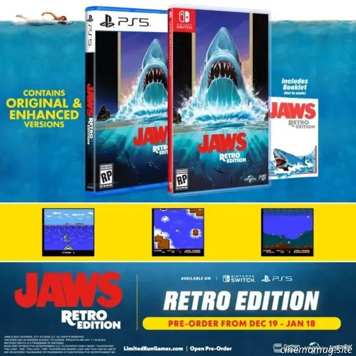 El clásico juego de NES "Jaws" llegará a PS5 y Nintendo Switch