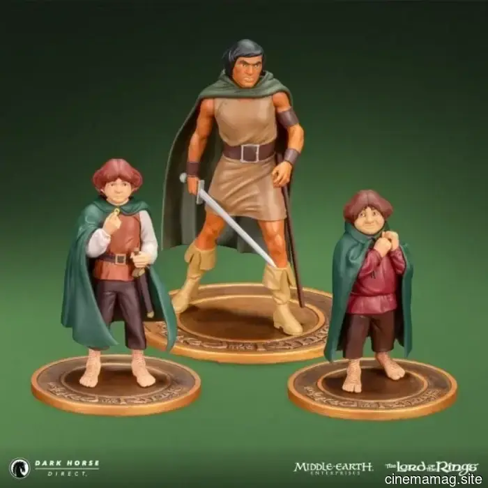 Набор фигурок анимационного фильма «Властелин колец» представлен компанией Dark Horse