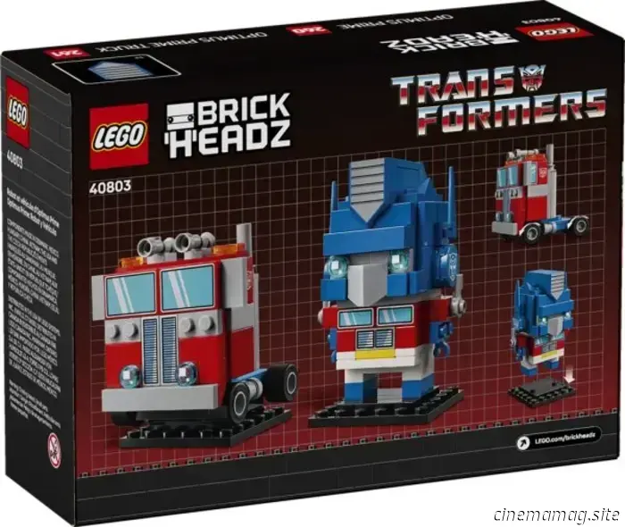 LEGO launches BrickHeadz featuring Optimus Prime and Bumblebee Transformers.