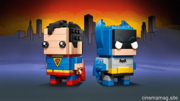LEGO DC Golden Age Superman e Batman BrickHeadz set in uscita a settembre