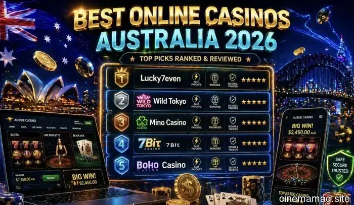 Top Online Casinos in Australia for Real Money and Pokies - 5 Casinos Reviewed by Experts - MovieMaker Magazine