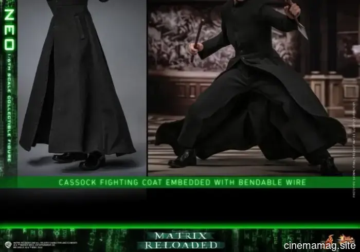 Hot Toys has revealed the sixth scale figure of Neo from The Matrix Reloaded.