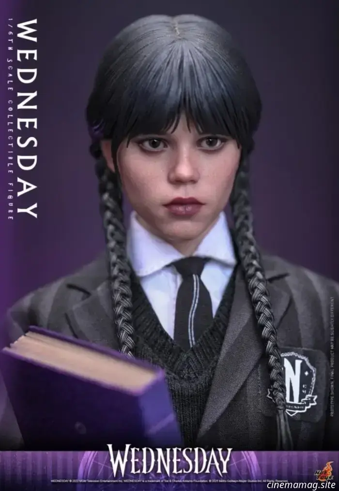 La Wednesday di Jenna Ortega riceve un'action figure in scala 1/6 da Hot Toys.