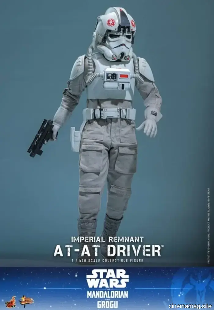 Hot Toys has introduced the sixth scale figure of the Imperial Remnant AT-AT Driver from Star Wars: The Mandalorian, featuring Grogu.