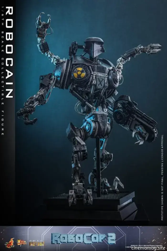 Hot Toys presenta las figuras a escala 1/6 de RoboCop y RoboCain de RoboCop 2
