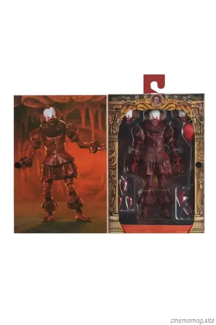 NECA unveils the Ultimate Blood Pennywise figure from IT: Welcome to Derry.