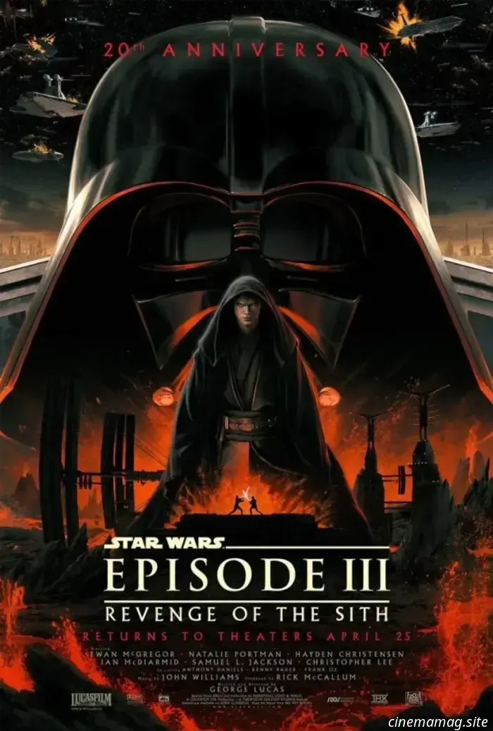 Star Wars: Episode III - Revenge of the Sith is scheduled for a re-release to celebrate its 20th anniversary.