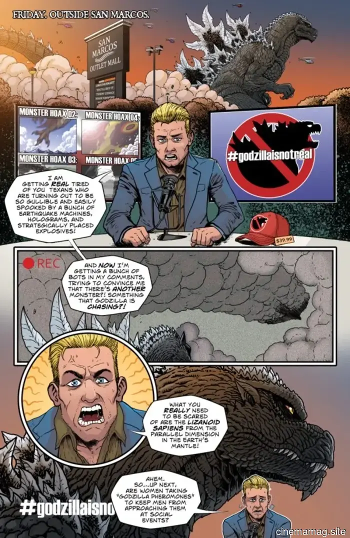 Comic Book Sneak Peek – Godzilla vs. America: Texas #1