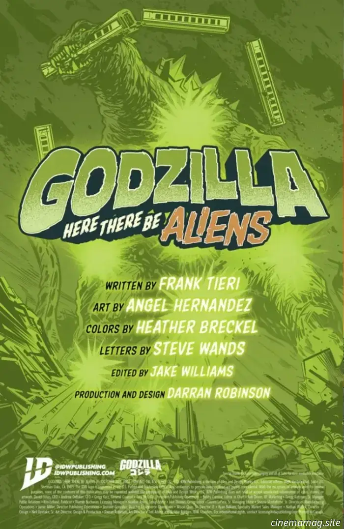 Anteprima del fumetto – Godzilla: Qui ci sono alieni #5