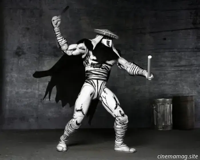NECA presenta le nuove action figure Teenage Mutant Ninja Turtles Mirage Studios Black & White variant