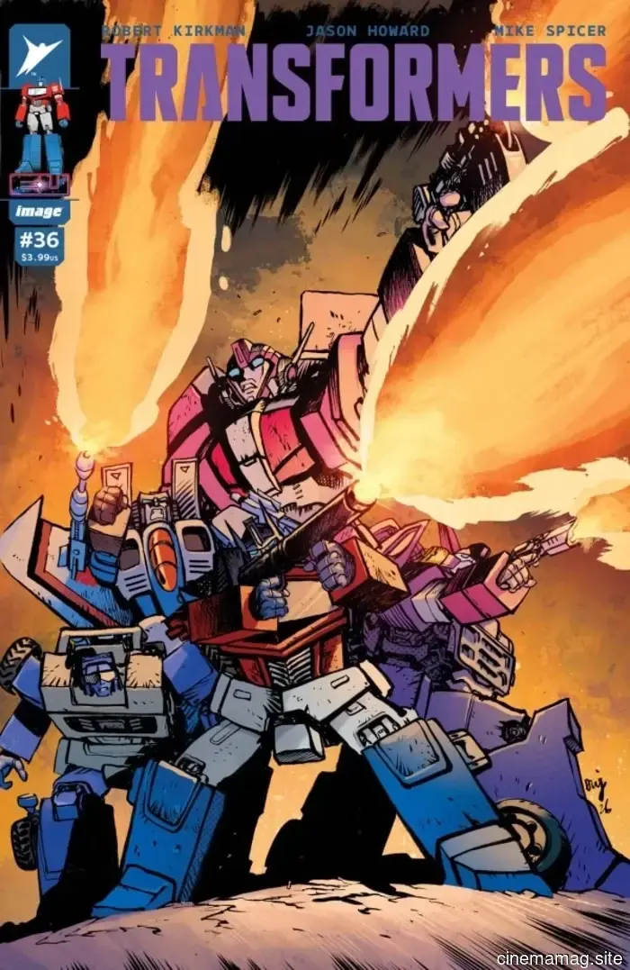 Vista previa del cómic – Transformers #36