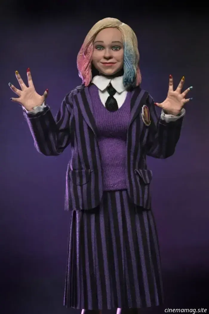 NECA introduces collectible figures of Wednesday and Enid.