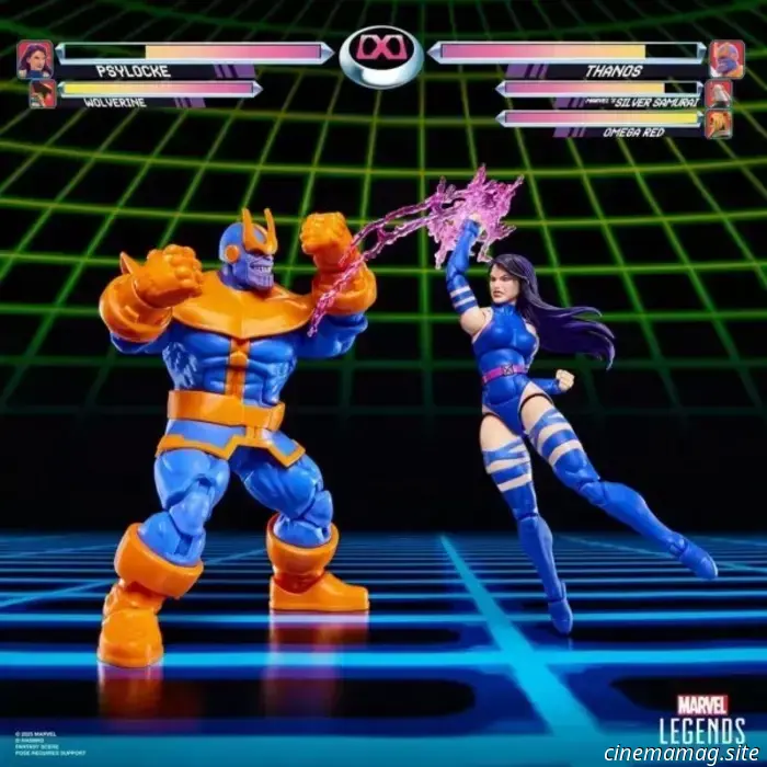 Psylocke vs. Thanos Marvel Legends Series Gamerverse 2-pack revelado por Hasbro