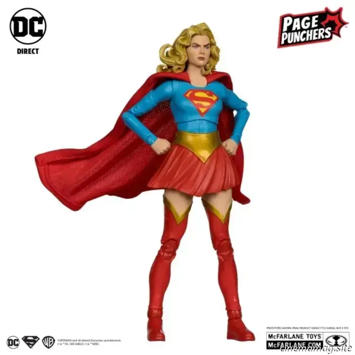 Action figures of Superman: Kingdom Come and Supergirl: Woman of Tomorrow are being added to McFarlane's DC Page Punchers collection.