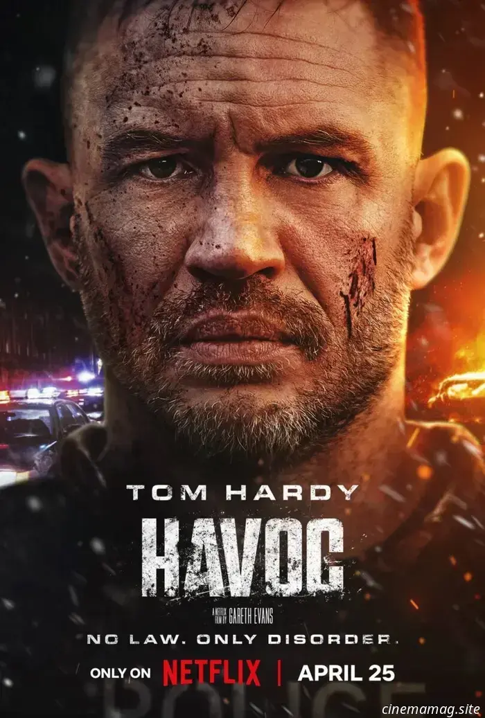 Tom Hardy torna in azione nel primo trailer di Havoc di Gareth Evans