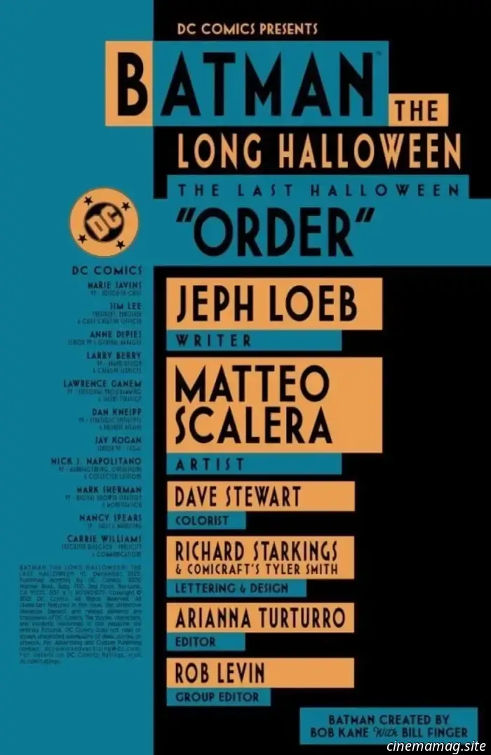 Anteprima del fumetto – Batman: The Long Halloween – The Last Halloween n. 10