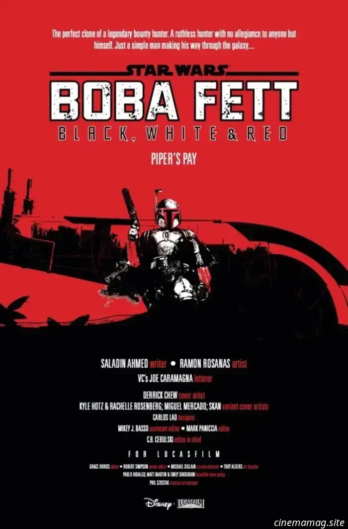 Avance del cómic – Star Wars: Boba Fett – Negro, Blanco y Rojo #2