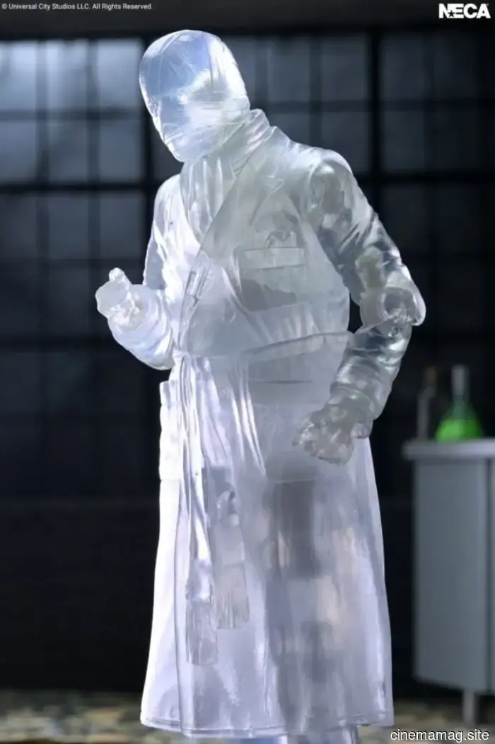 The Invisible Man receives a new Ultimate action figure from Universal Monsters, created by NECA.