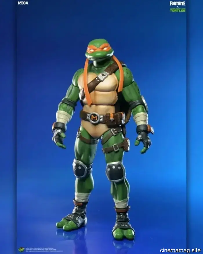 Donatello and Michelangelo are set to be added to NECA's action figure collection that features Fortnite and Teenage Mutant Ninja Turtles.