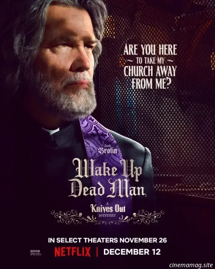Wake Up Dead Man: A Knives Out Mystery features character posters that showcase the suspects.