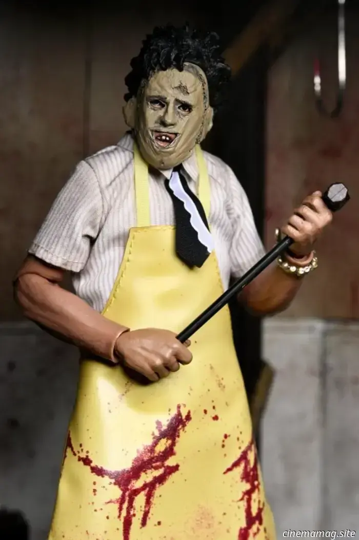 NECA introduces new figures of Leatherface from the Texas Chain Saw Massacre.