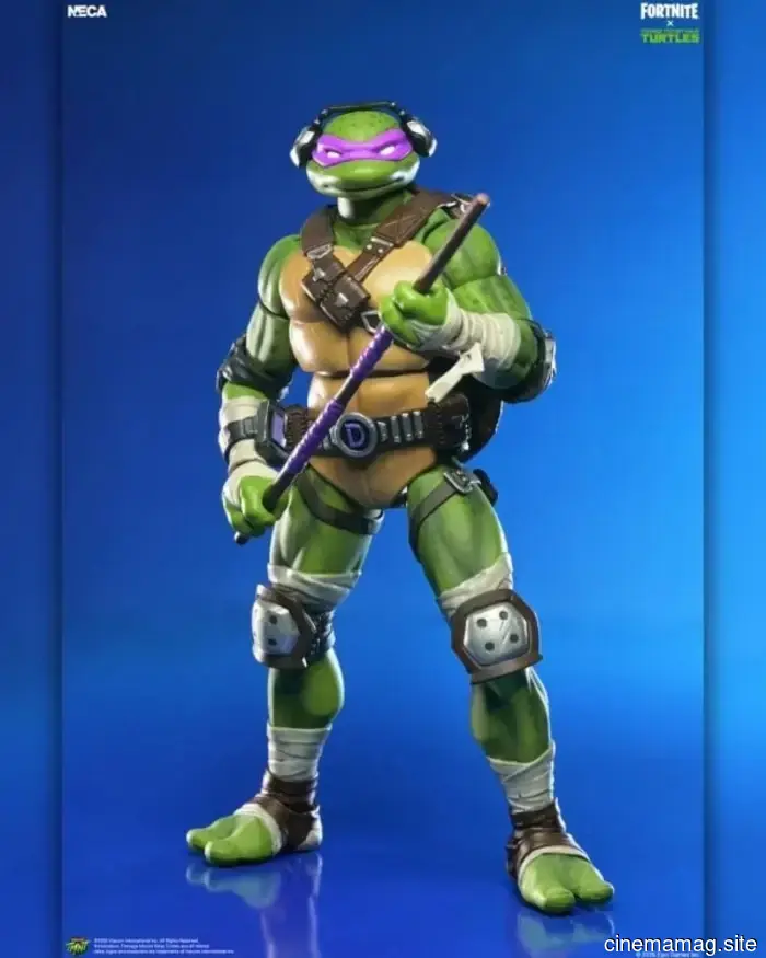 Donatello and Michelangelo are set to be added to NECA's action figure collection that features Fortnite and Teenage Mutant Ninja Turtles.