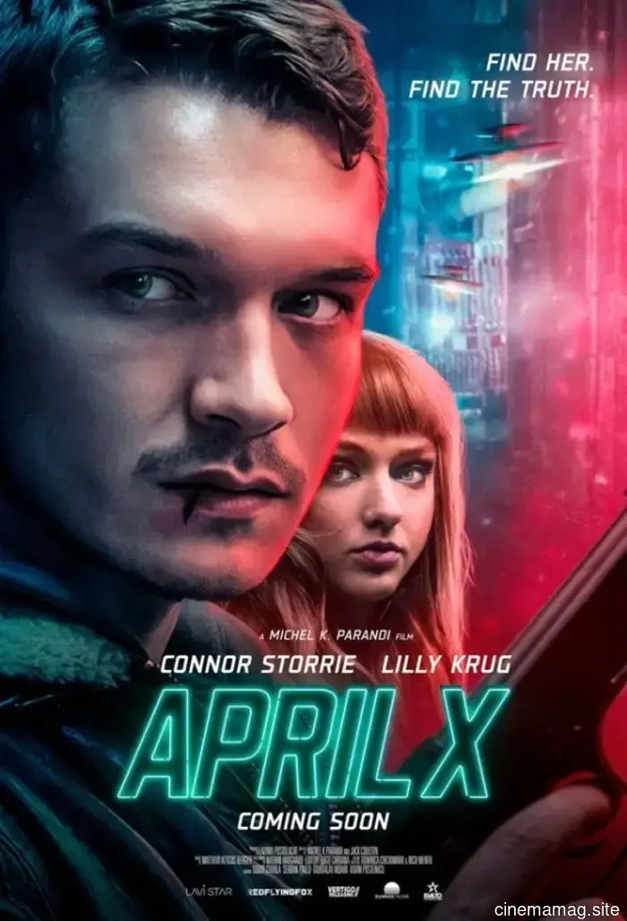 Trailer for the science fiction thriller April X featuring Connor Storrie and Lilly Krug.