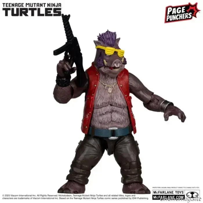 McFarlane Toys has revealed new Teenage Mutant Ninja Turtles Page Punchers figures.