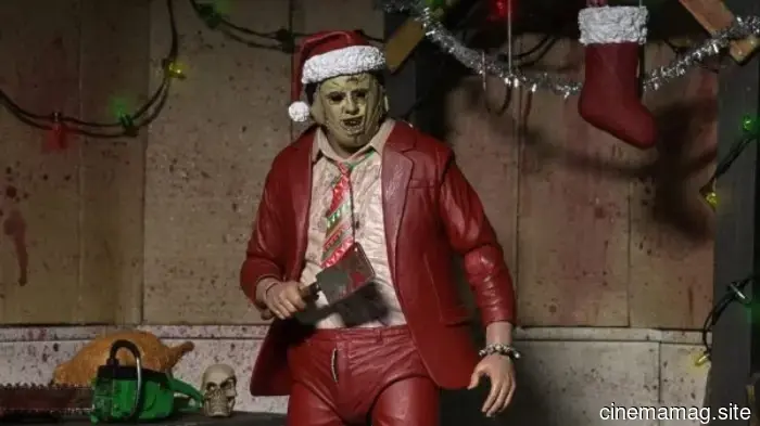 Santa Leatherface is now part of NECA's Texas Chainsaw Massacre action figure series.
