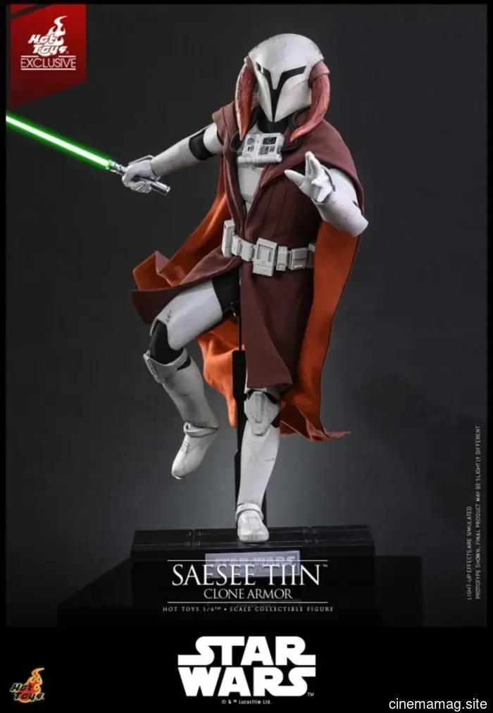 Hot Toys has revealed a sixth scale figure of Saesee Tiin and Clone Commando Sev from Star Wars: The Clone Wars.