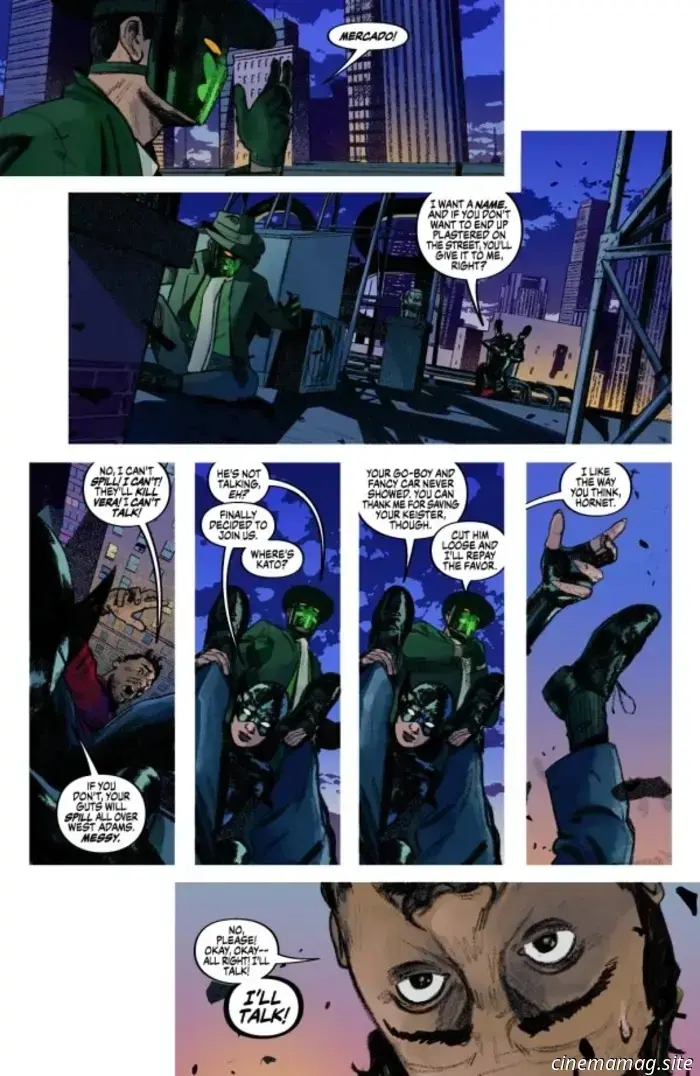 Green Hornet/Miss Fury #2 - Avance de cómic