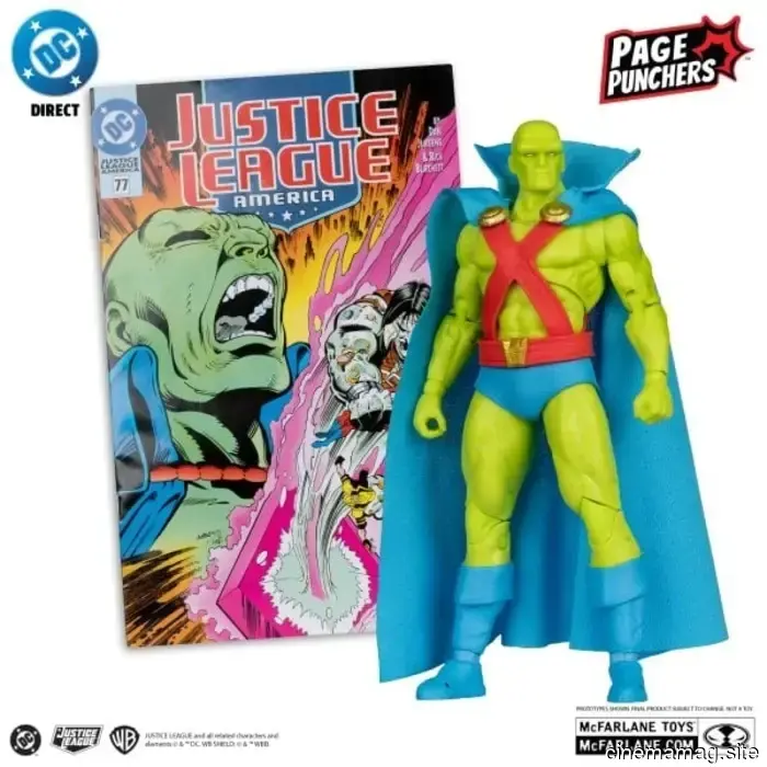 McFarlane Toys unveils new DC Page Punchers featuring Robin, Martian Manhunter, Bloodwynd, and Miss Martian.
