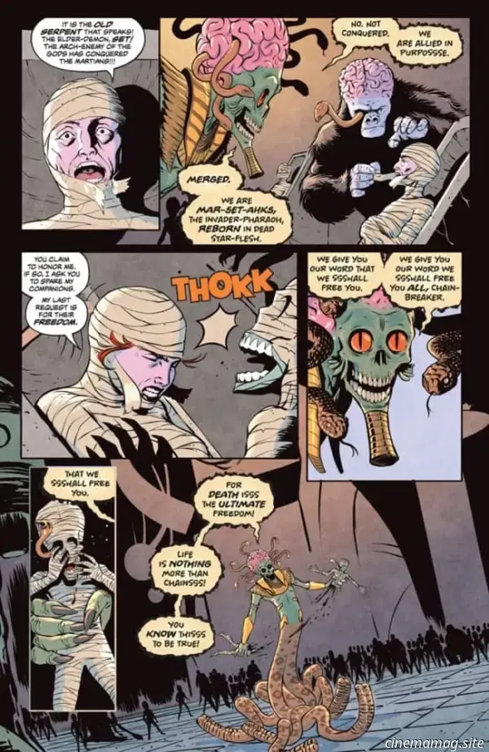 Red Sonja Ataca Marte #4 - Avance de cómic