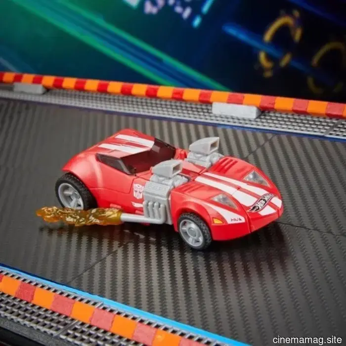 Hasbro introduces new Hot Wheels X Transformers transforming robot figures.