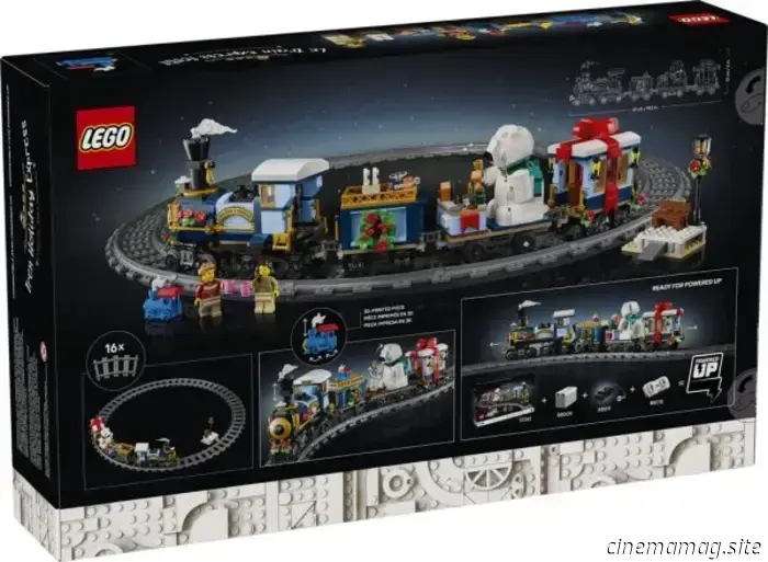Наборы LEGO Family Christmas Tree и Winter Village Holiday Express Train появятся в октябре