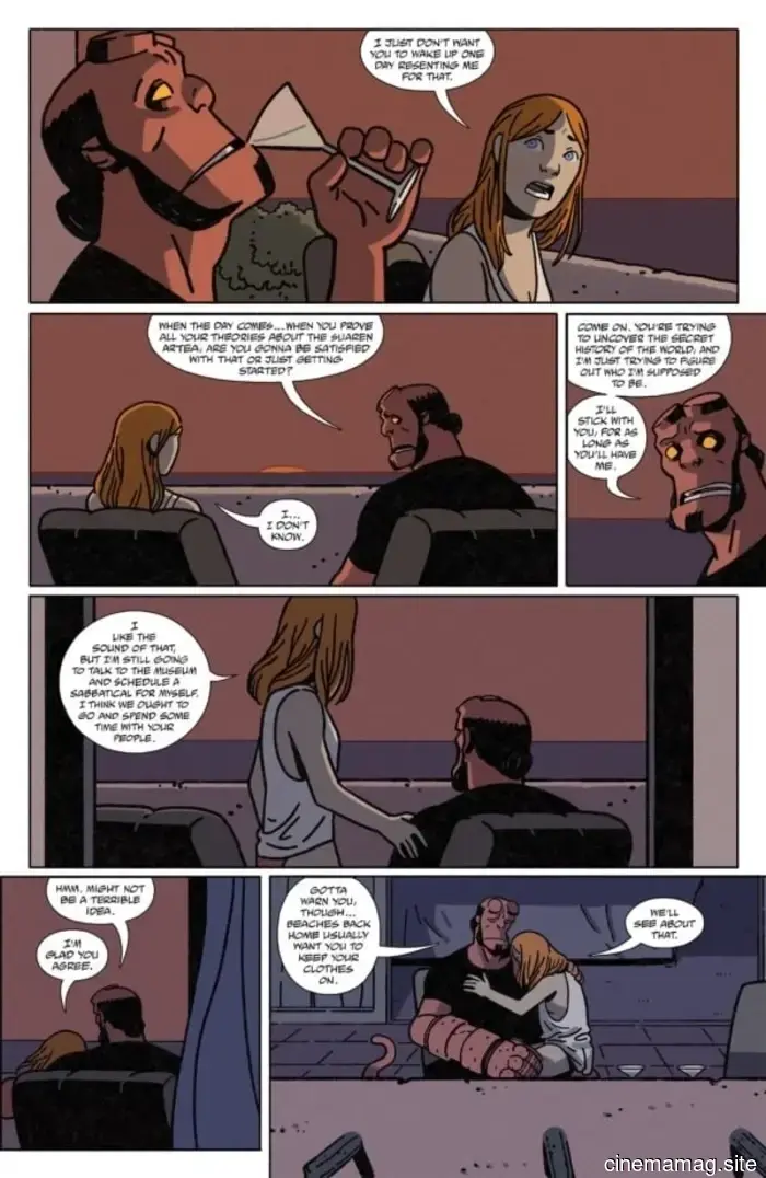Vista previa del cómic – Hellboy enamorado: Obsidiana #1