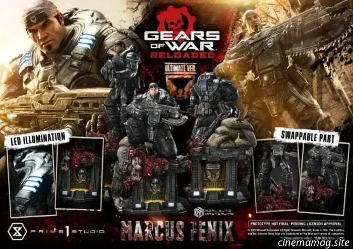 Gears of War: Reloaded: la statua da collezione Marcus Fenix Real Elite Masterline svelata da Prime 1 Studio