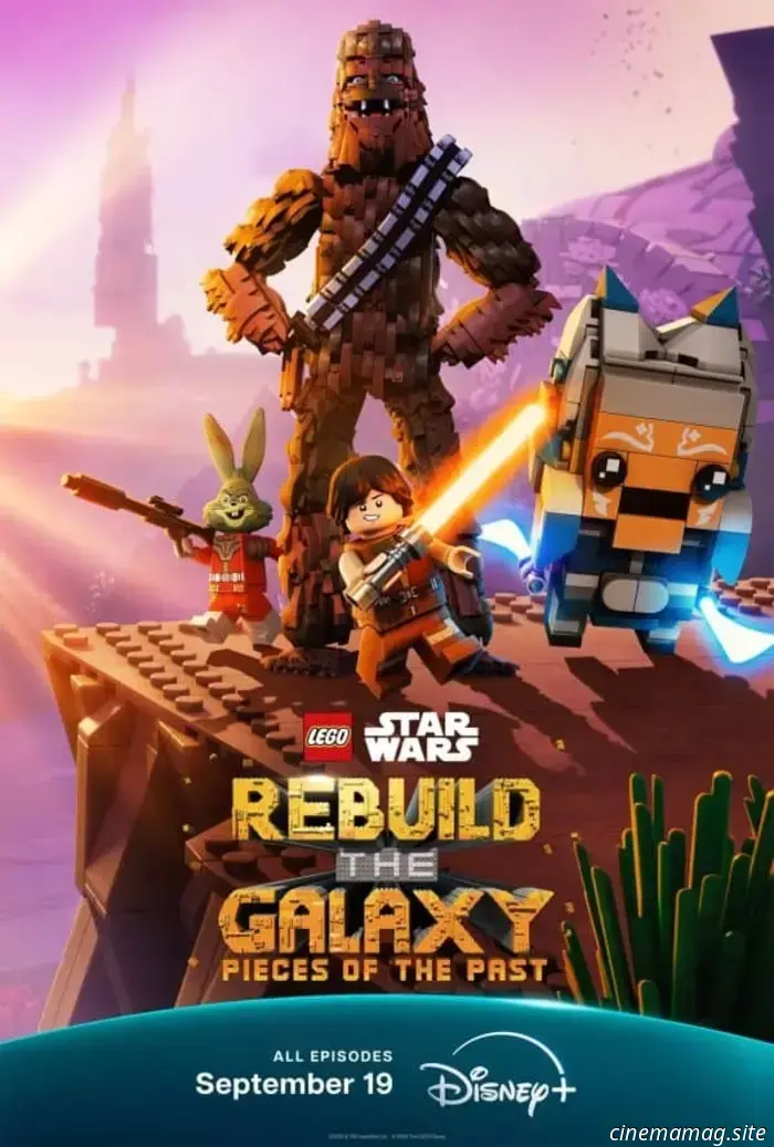 Introducing Dan Stevens' fallen Jedi, Solitus, featured on the poster for LEGO Star Wars: Rebuild the Galaxy - Pieces of the Past.
