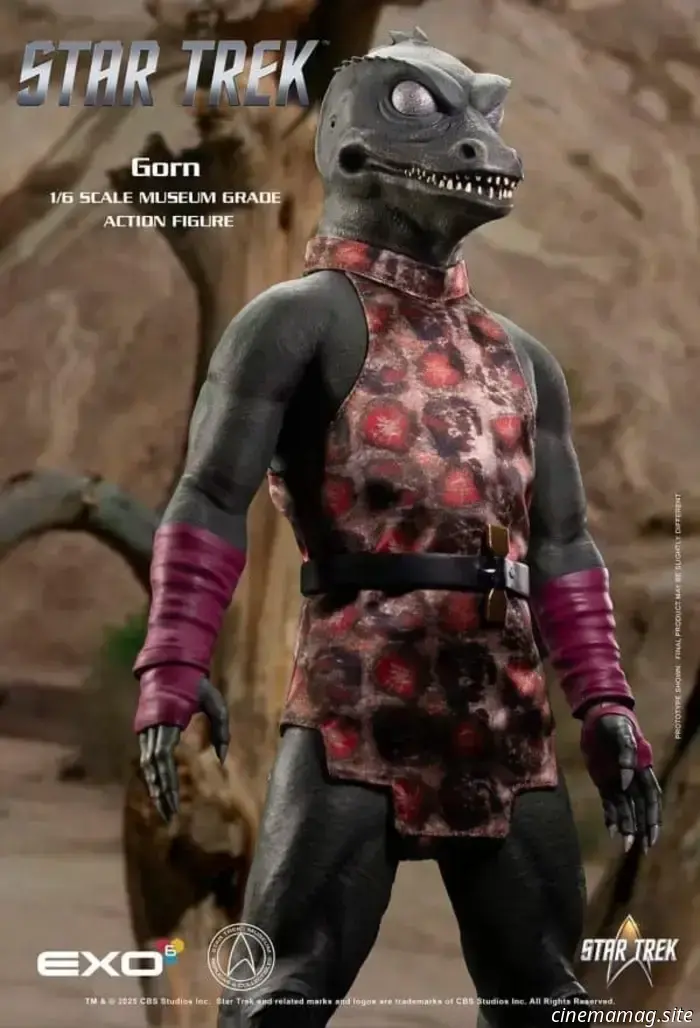 La figura in scala 1:6 di Gorn da Star Trek: The Original Series di EXO-6 apre le preordini